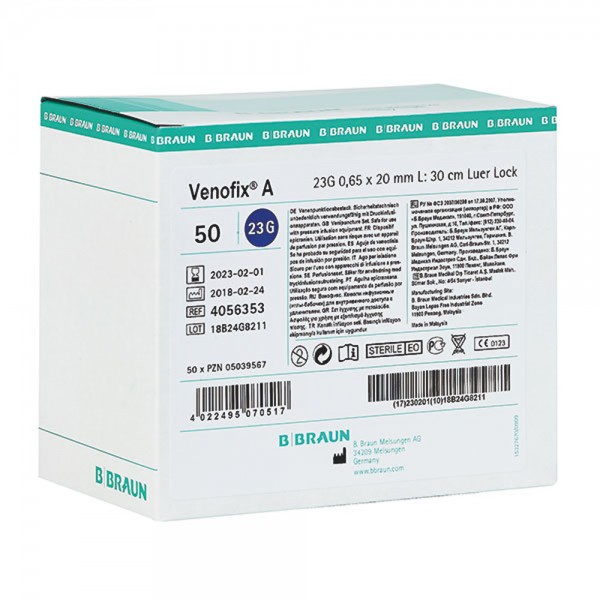 Игла тип Бътерфлай Venofix® A 19-27G